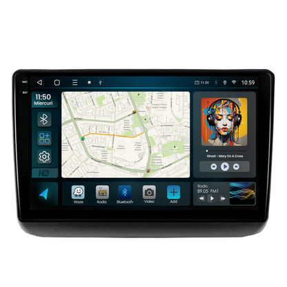 Navigatie 2K HUB64 Jeep Grand Cherokee (2013-2020), 8GB RAM, Android, Octacore, Slot Sim 4G, DSP, GPS, Wi-FI, Carplay, Android Auto, USB, Bluetooth, Waze, Touchscreen, 9.5 Inch
