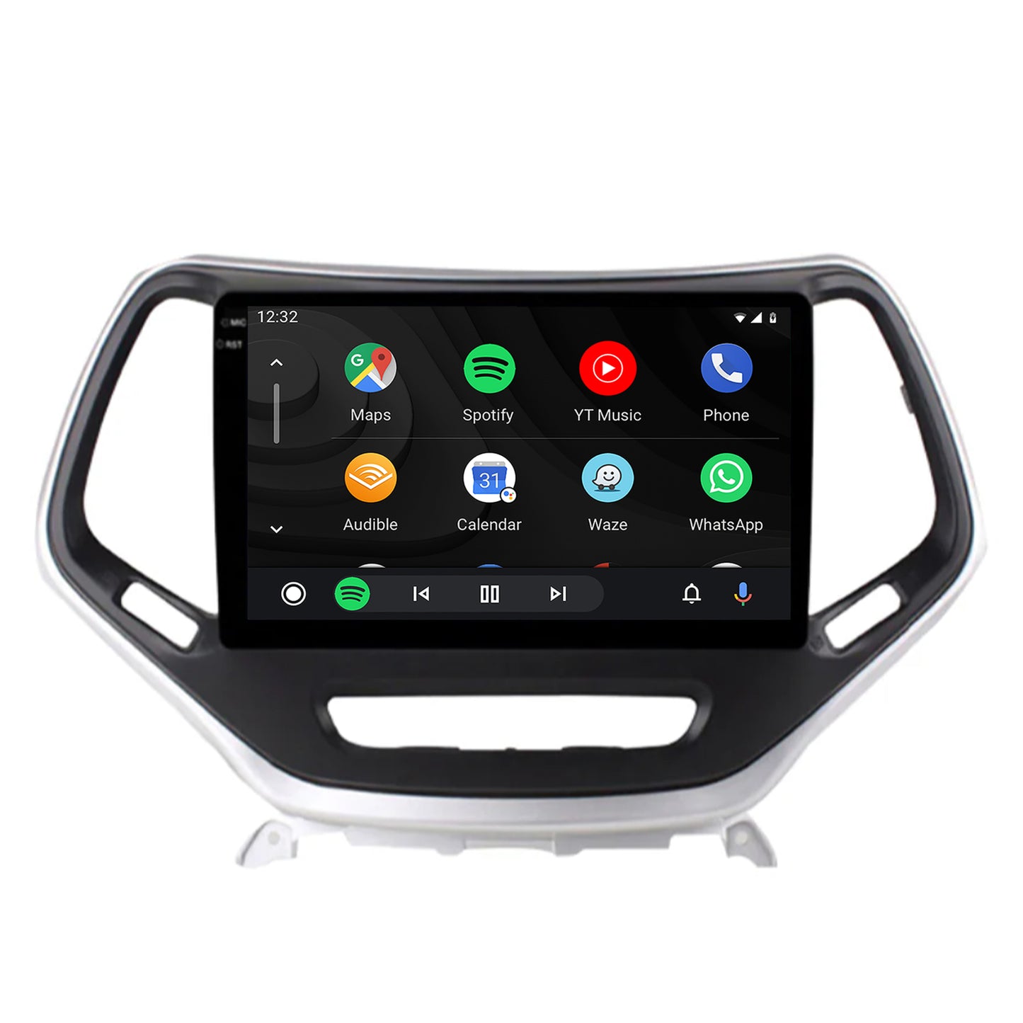 Navigatie 2K HUB64 Jeep Grand Cherokee (2015+), 8GB RAM, Android, Octacore, Slot Sim 4G, DSP, GPS, Wi-FI, Carplay, Android Auto, USB, Bluetooth, Waze, Touchscreen, 10.36 Inch