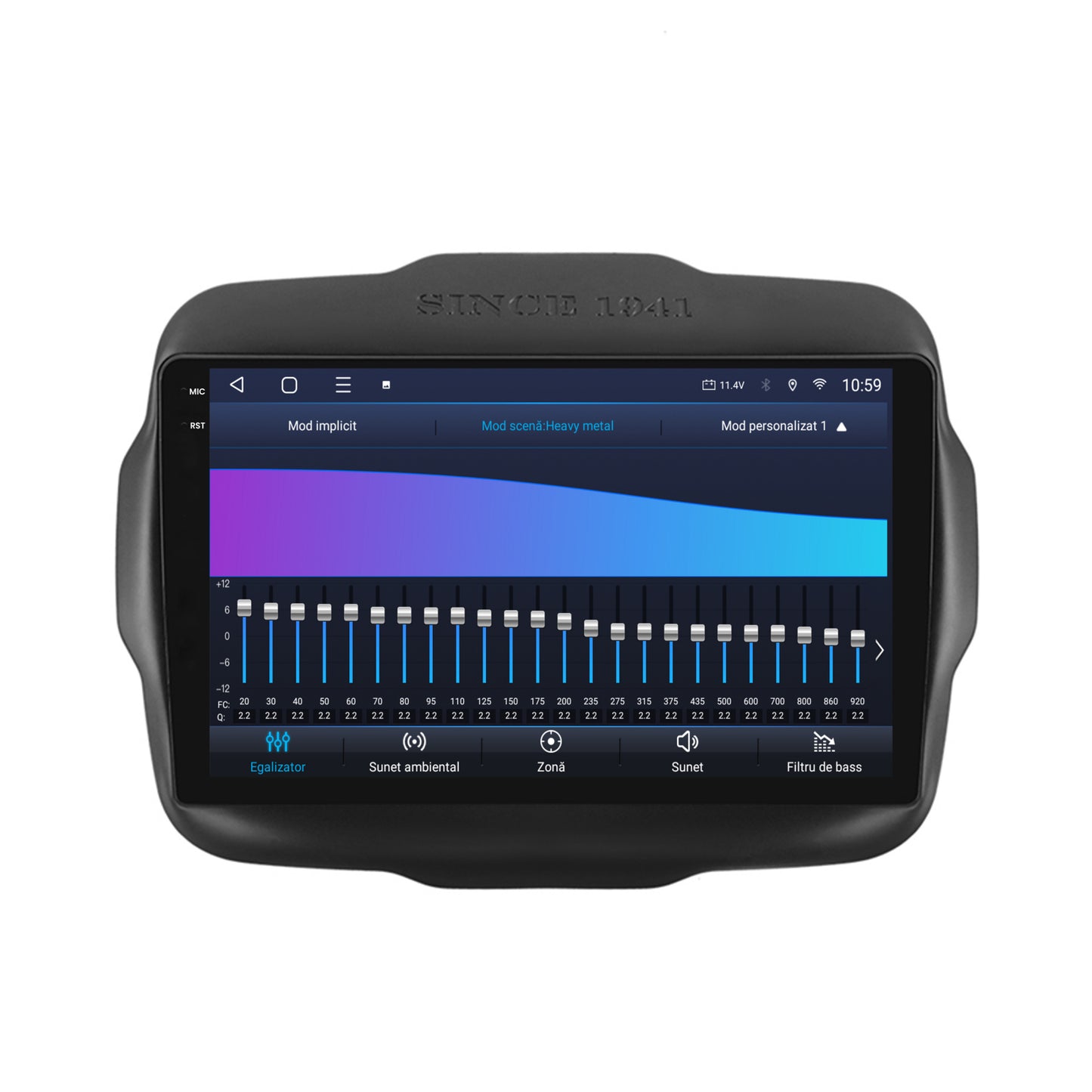 Navigatie 2K HUB64 Jeep Renegade (2014-2018), 4GB RAM, Android, Octacore, Slot Sim 4G, DSP, GPS, Wi-FI, Carplay, Android Auto, USB, Bluetooth, Waze, Touchscreen, 9.5 Inch