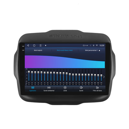 Navigatie 2K HUB64 Jeep Renegade (2014-2018), 4GB RAM, Android, Octacore, Slot Sim 4G, DSP, GPS, Wi-FI, Carplay, Android Auto, USB, Bluetooth, Waze, Touchscreen, 9.5 Inch