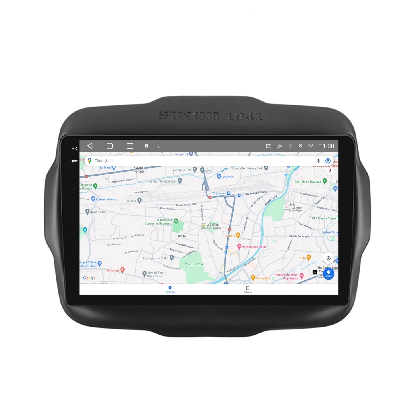 Navigatie 2K HUB64 Jeep Renegade (2014-2018), 8GB RAM, Android, Octacore, Slot Sim 4G, DSP, GPS, Wi-FI, Carplay, Android Auto, USB, Bluetooth, Waze, Touchscreen, 9.5 Inch