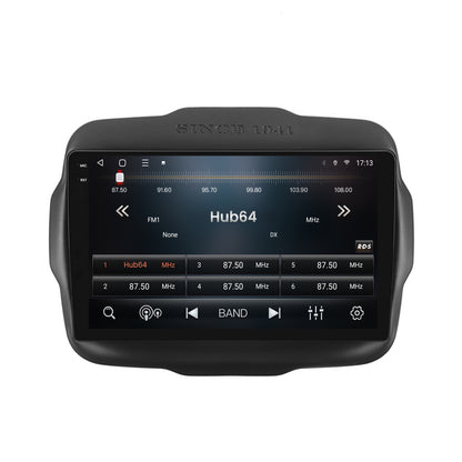 Navigatie 2K HUB64 Jeep Renegade (2014-2018), 8GB RAM, Android, Octacore, Slot Sim 4G, DSP, GPS, Wi-FI, Carplay, Android Auto, USB, Bluetooth, Waze, Touchscreen, 9.5 Inch