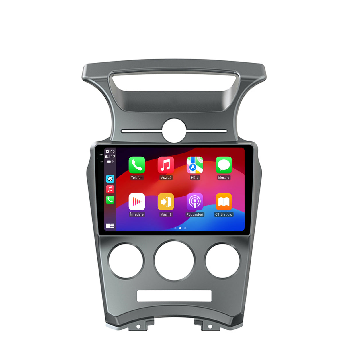 Navigatie 2K HUB64 Kia Carens (2007-2011), 4GB RAM, Android, Octacore, Slot Sim 4G, DSP, GPS, Wi-FI, Carplay, Android Auto, USB, Bluetooth, Waze, Touchscreen, 9.5 Inch