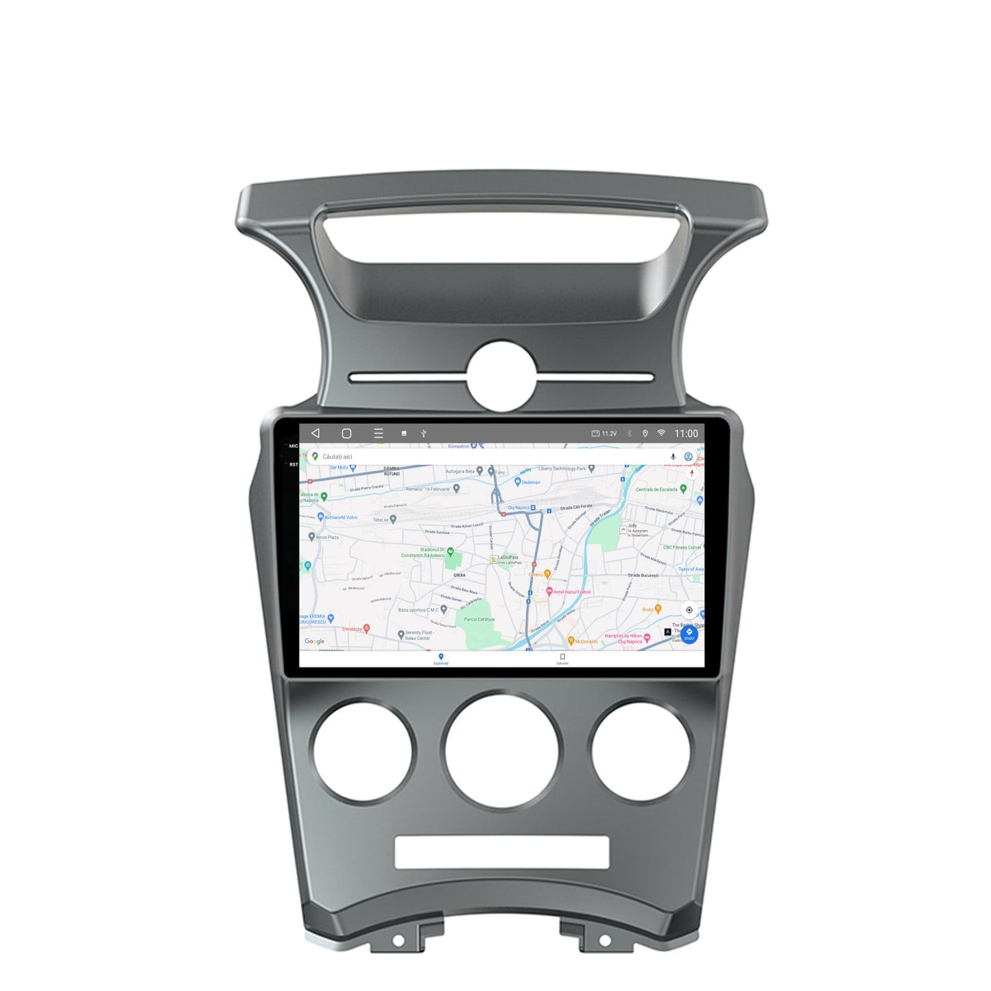 Navigatie 2K HUB64 Kia Carens (2007-2011), 8GB RAM, Android, Octacore, Slot Sim 4G, DSP, GPS, Wi-FI, Carplay, Android Auto, USB, Bluetooth, Waze, Touchscreen, 9.5 Inch