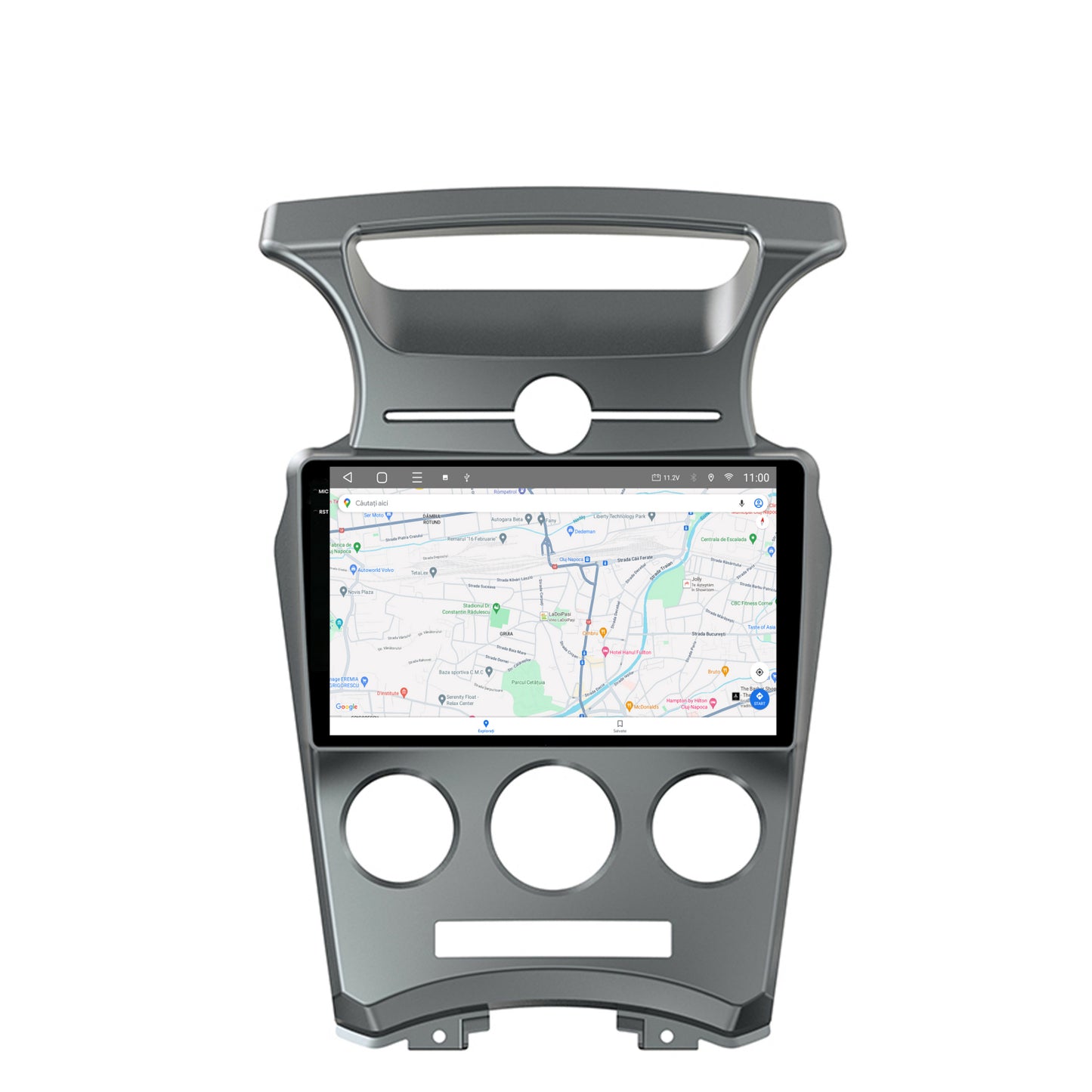 Navigatie 2K HUB64 Kia Carens (2007-2011), 8GB RAM, Android, Octacore, Slot Sim 4G, DSP, GPS, Wi-FI, Carplay, Android Auto, USB, Bluetooth, Waze, Touchscreen, 9.5 Inch