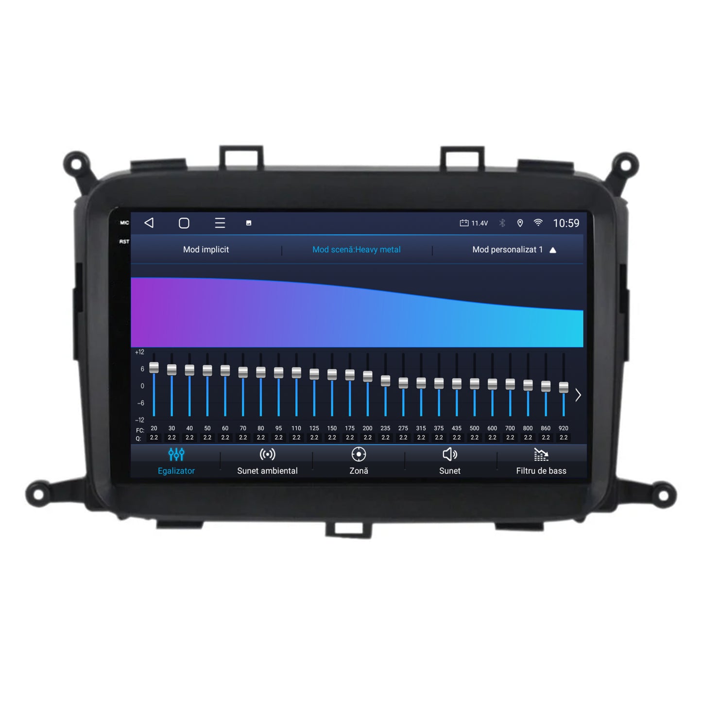 Navigatie 2K HUB64 Kia Carens (2012-2017), 4GB RAM, Android, Octacore, Slot Sim 4G, DSP, GPS, Wi-FI, Carplay, Android Auto, USB, Bluetooth, Waze, Touchscreen, 9.5 Inch - Copie