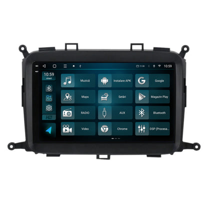 Navigatie 2K HUB64 Kia Carens (2012-2017), 4GB RAM, Android, Octacore, Slot Sim 4G, DSP, GPS, Wi-FI, Carplay, Android Auto, USB, Bluetooth, Waze, Touchscreen, 9.5 Inch - Copie