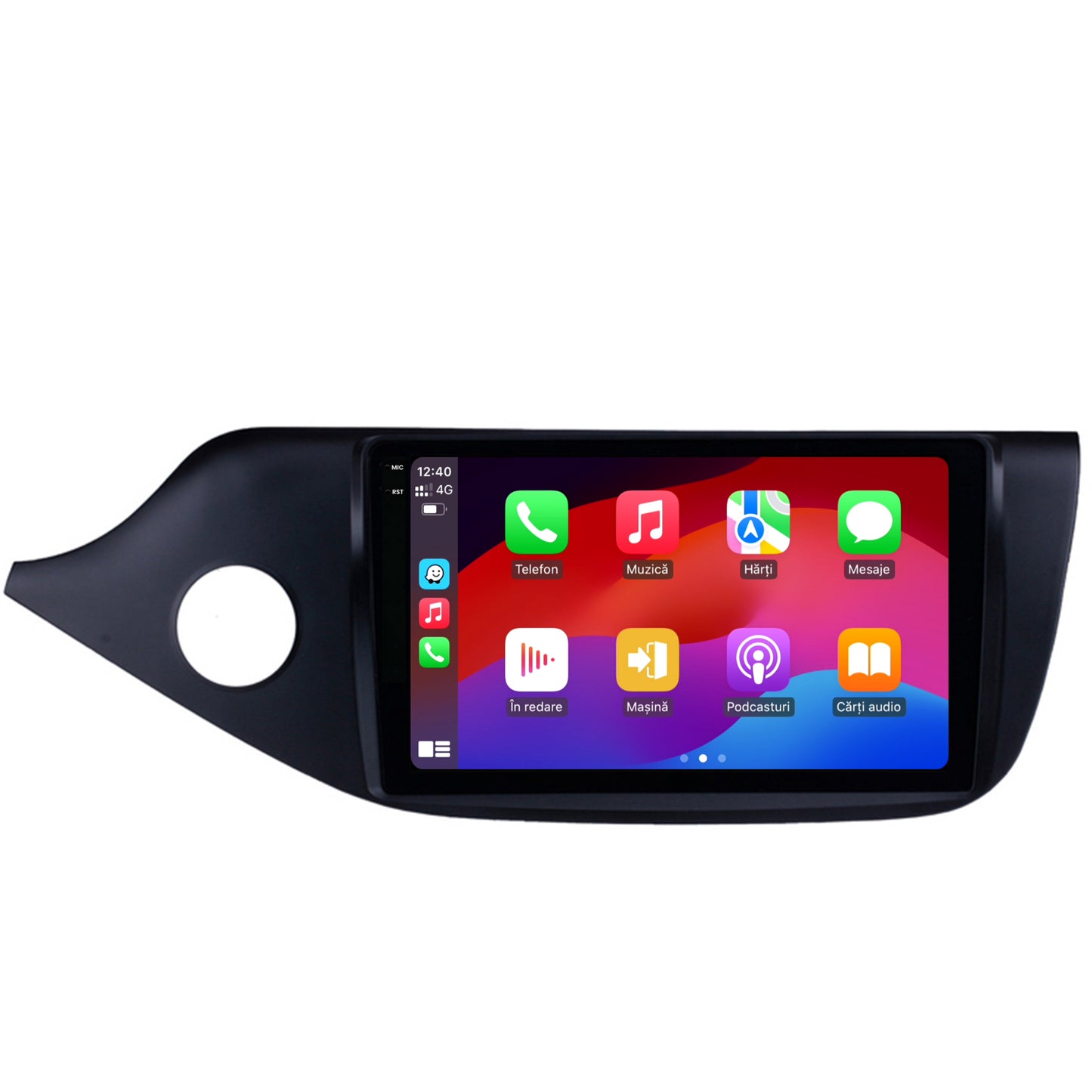 Navigatie 2K HUB64 Kia CEED (2012-2018), 8GB RAM, Android, Octacore, Slot Sim 4G, DSP, GPS, Wi-FI, Carplay, Android Auto, USB, Bluetooth, Waze, Touchscreen, 9.5 Inch
