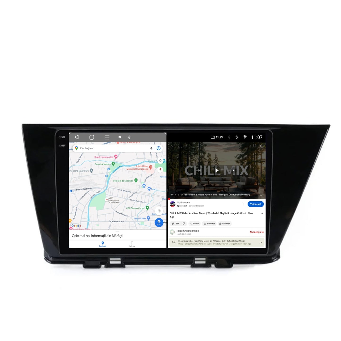 Navigatie 2K HUB64 Kia Niro (2016+), 8GB RAM, Android, Octacore, Slot Sim 4G, DSP, GPS, Wi-FI, Carplay, Android Auto, USB, Bluetooth, Waze, Touchscreen, 9.5 Inch