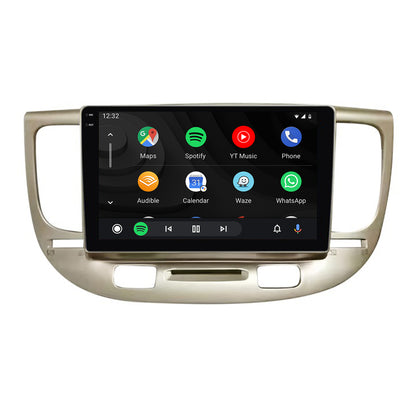 Navigatie 2K HUB64 Kia Rio (2005-2011), 4GB RAM, Android, Octacore, Slot Sim 4G, DSP, GPS, Wi-FI, Carplay, Android Auto, USB, Bluetooth, Waze, Touchscreen, 9.5 Inch