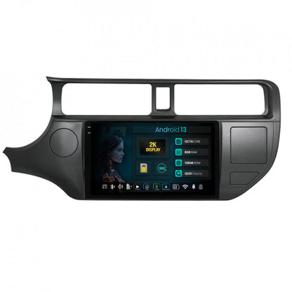 Navigatie 2K HUB64 Kia Rio (2011-2014), 8GB RAM, Android, Octacore, Slot Sim 4G, DSP, GPS, Wi-FI, Carplay, Android Auto, USB, Bluetooth, Waze, Touchscreen, 9.5 Inch