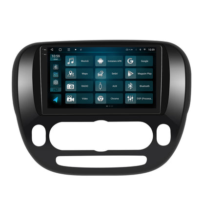 Navigatie 2K HUB64 Kia Soul (2014-2019), 4GB RAM, Android, Octacore, Slot Sim 4G, DSP, GPS, Wi-FI, Carplay, Android Auto, USB, Bluetooth, Waze, Touchscreen, 9.5 Inch