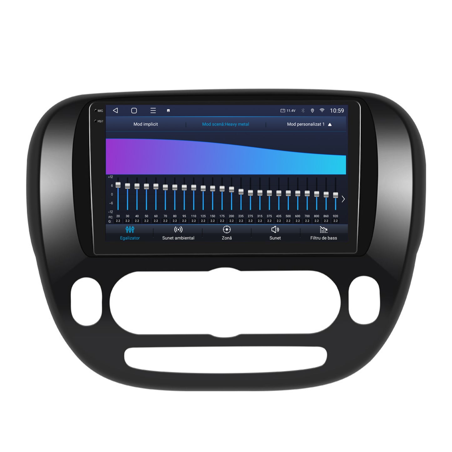 Navigatie 2K HUB64 Kia Soul (2014-2019), 4GB RAM, Android, Octacore, Slot Sim 4G, DSP, GPS, Wi-FI, Carplay, Android Auto, USB, Bluetooth, Waze, Touchscreen, 9.5 Inch