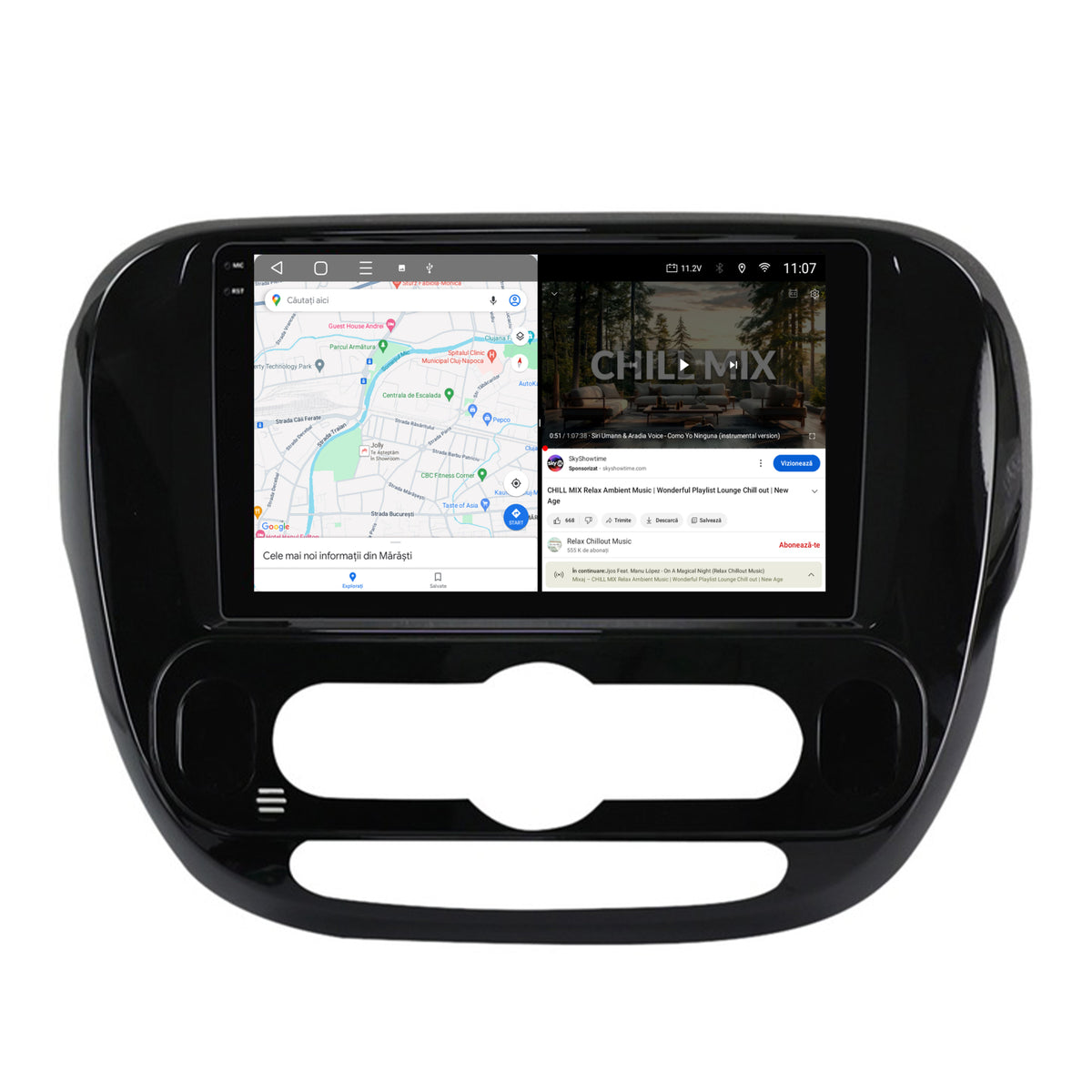 Navigatie 2K HUB64 Kia Soul (2014-2019), 4GB RAM, Android, Octacore, Slot Sim 4G, DSP, GPS, Wi-FI, Carplay, Android Auto, USB, Bluetooth, Waze, Touchscreen, 9.5 Inch