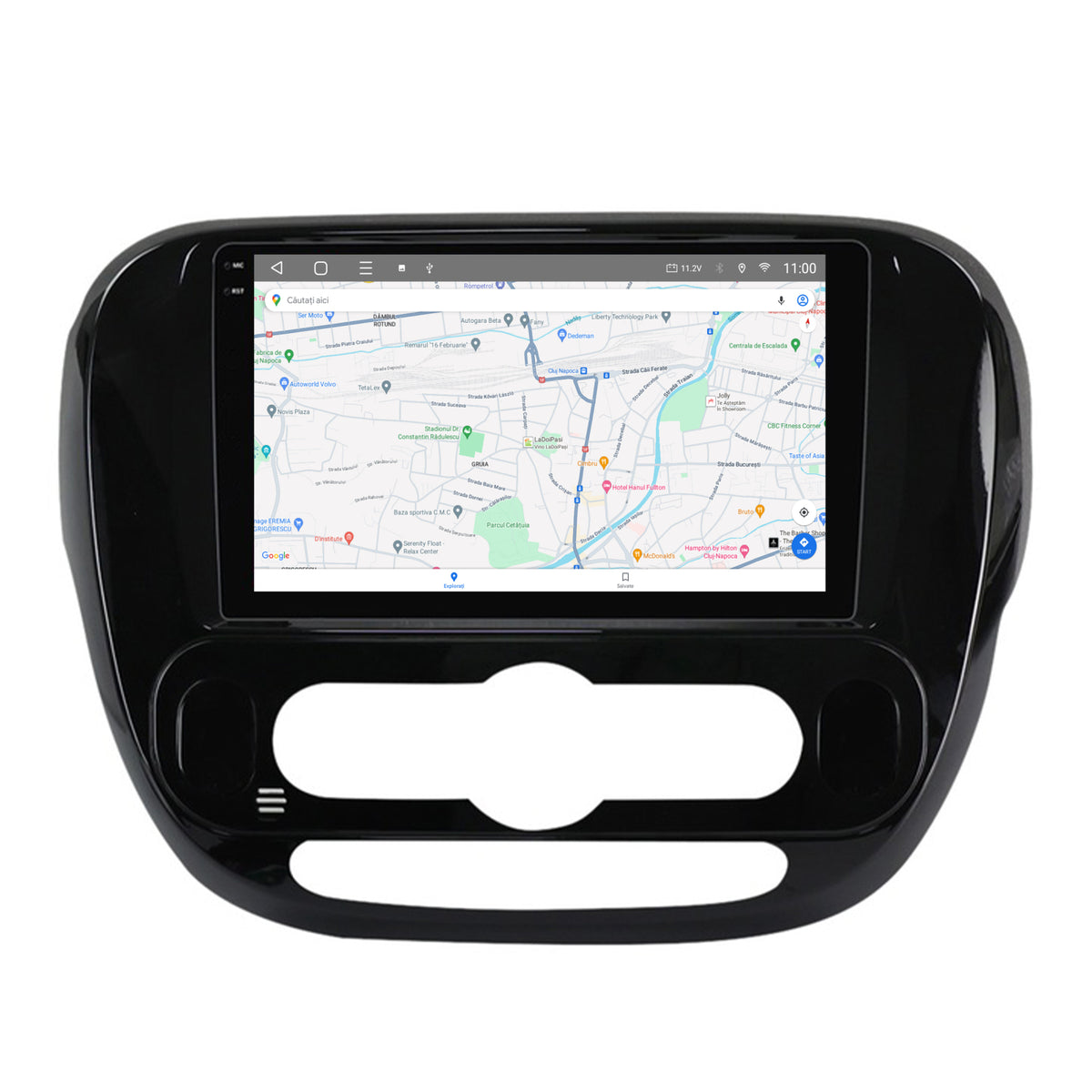 Navigatie 2K HUB64 Kia Soul (2014-2019), 8GB RAM, Android, Octacore, Slot Sim 4G, DSP, GPS, Wi-FI, Carplay, Android Auto, USB, Bluetooth, Waze, Touchscreen, 9.5 Inch