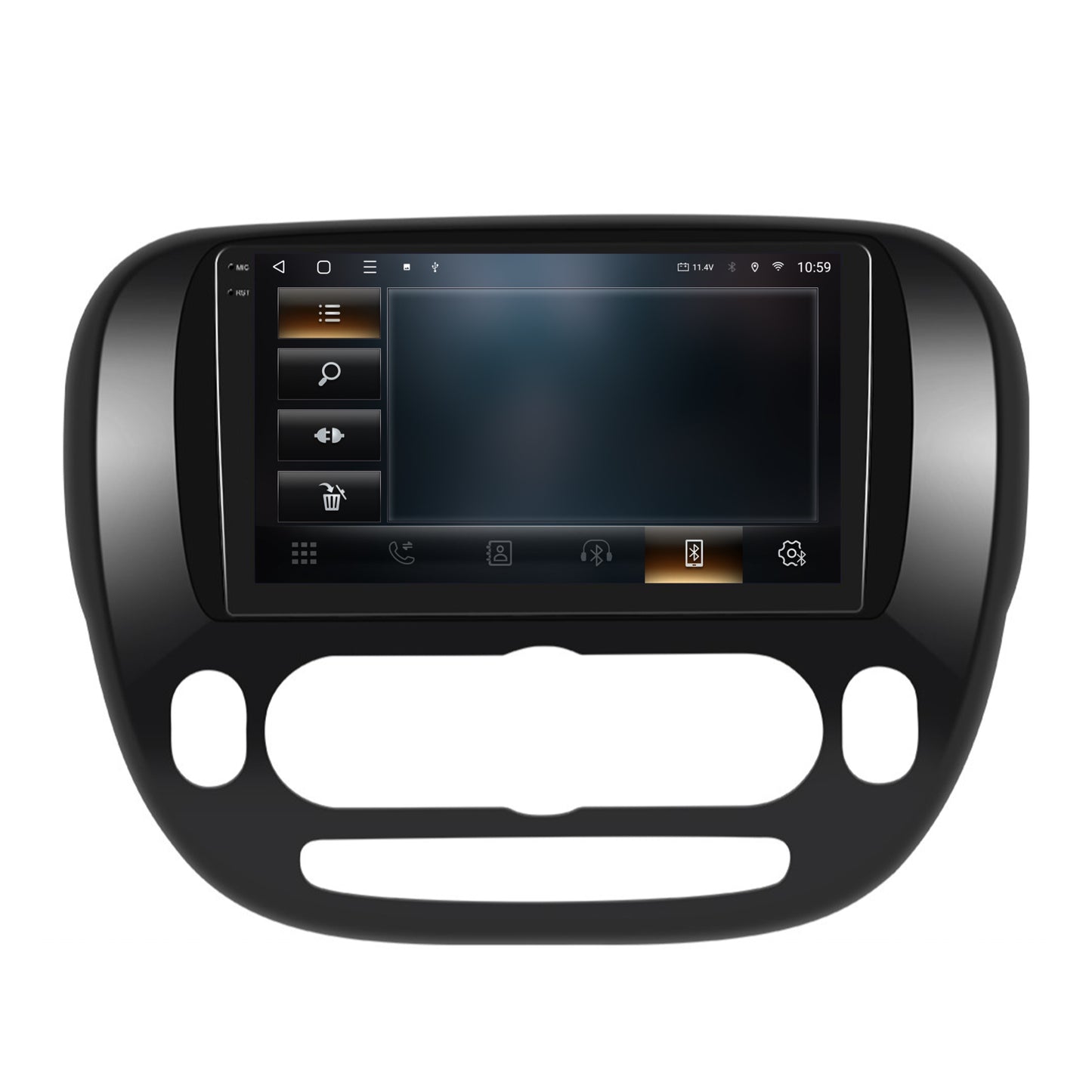 Navigatie 2K HUB64 Kia Soul (2014-2019), 8GB RAM, Android, Octacore, Slot Sim 4G, DSP, GPS, Wi-FI, Carplay, Android Auto, USB, Bluetooth, Waze, Touchscreen, 9.5 Inch