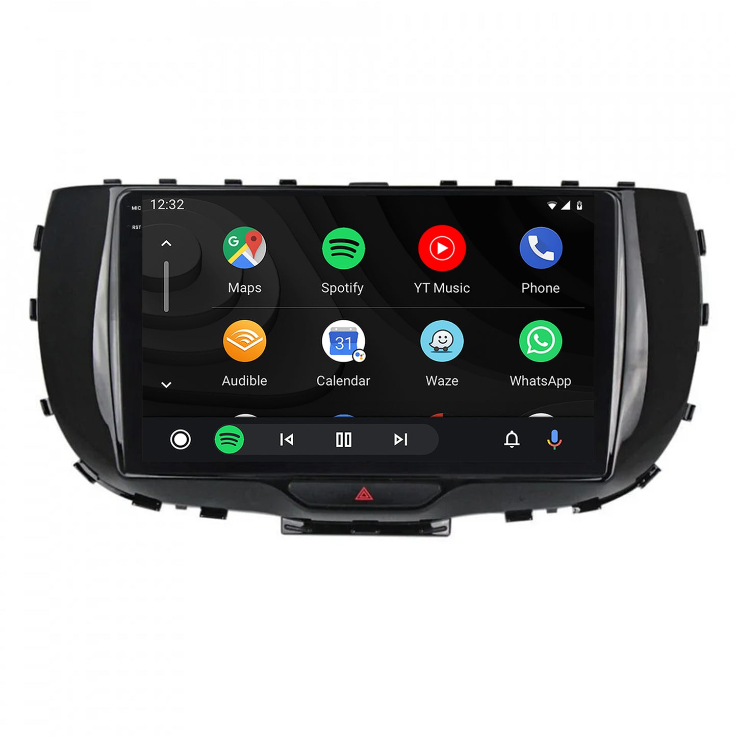 Navigatie 2K HUB64 Kia Soul (2019+), 4GB RAM, Android, Octacore, Slot Sim 4G, DSP, GPS, Wi-FI, Carplay, Android Auto, USB, Bluetooth, Waze, Touchscreen, 9.5 Inch