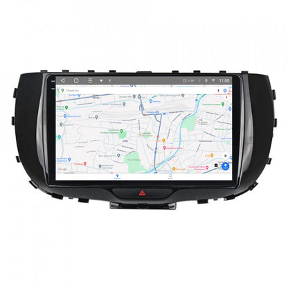 Navigatie 2K HUB64 Kia Soul (2019+), 8GB RAM, Android, Octacore, Slot Sim 4G, DSP, GPS, Wi-FI, Carplay, Android Auto, USB, Bluetooth, Waze, Touchscreen, 9.5 Inch