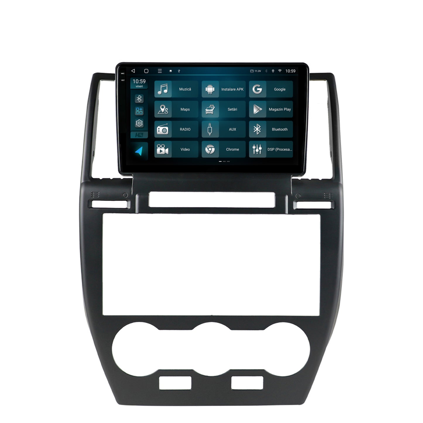 Navigatie 2K HUB64 Land Rover Freelander 2 (2006-2012), 4GB RAM, Android, Octacore, Slot Sim 4G, DSP, GPS, Wi-FI, Carplay, Android Auto, USB, Bluetooth, Waze, Touchscreen, 9.5 Inch