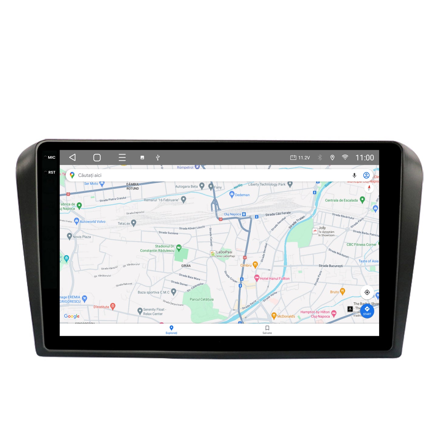 Navigatie 2K HUB64 Mazda 3 (2003-2009), 8GB RAM, Android, Octacore, Slot Sim 4G, DSP, GPS, Wi-FI, Carplay, Android Auto, USB, Bluetooth, Waze, Touchscreen, 9.5 Inch