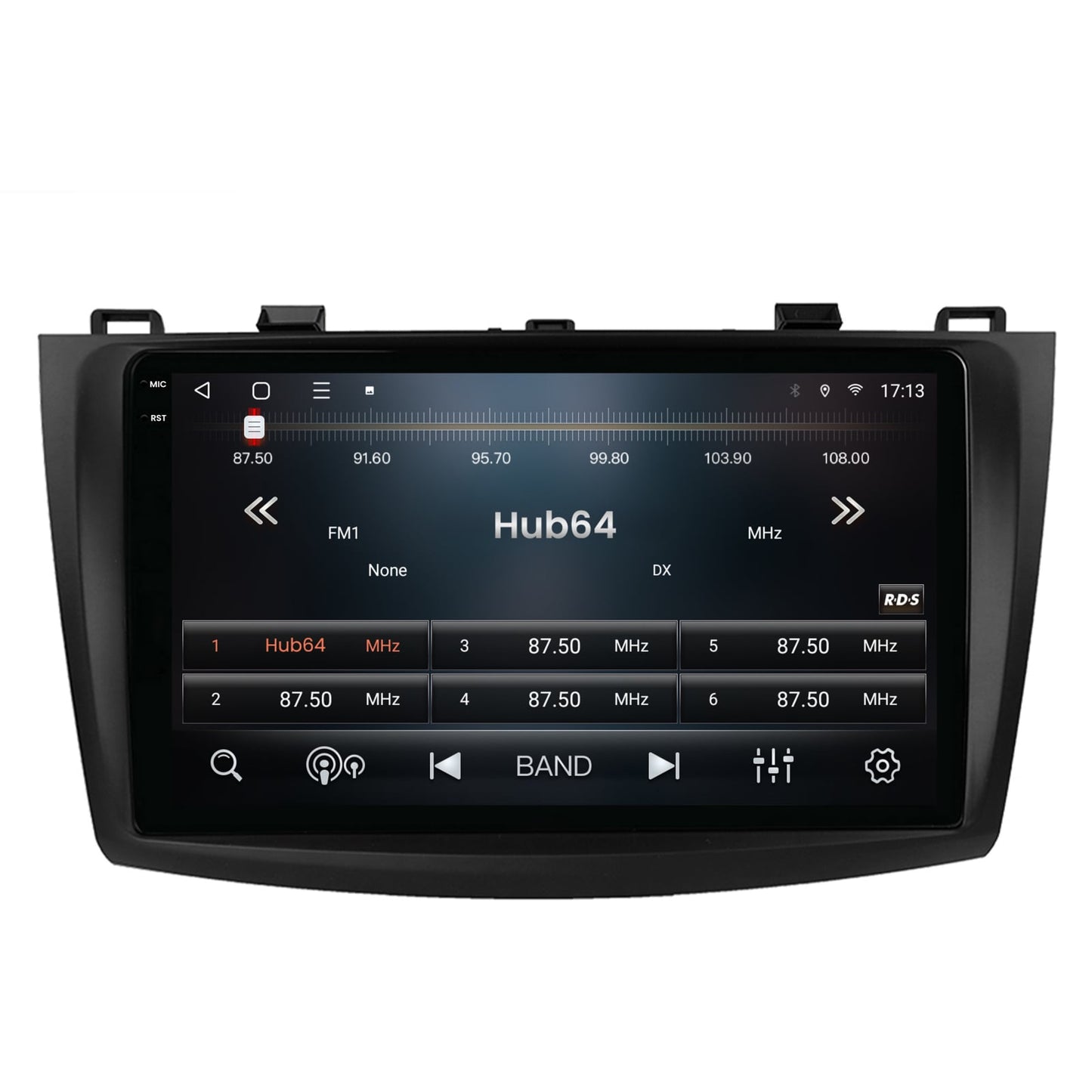 Navigatie 2K HUB64 Mazda 3 (2009-2013), 8GB RAM, Android, Octacore, Slot Sim 4G, DSP, GPS, Wi-FI, Carplay, Android Auto, USB, Bluetooth, Waze, Touchscreen, 9.5 Inch