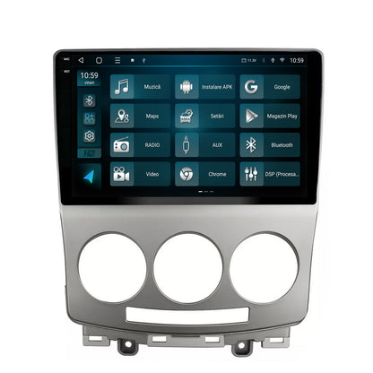 Navigatie 2K HUB64 Mazda 5 (2005-2010), 4GB RAM, Android, Octacore, Slot Sim 4G, DSP, GPS, Wi-FI, Carplay, Android Auto, USB, Bluetooth, Waze, Touchscreen, 9.5 Inch