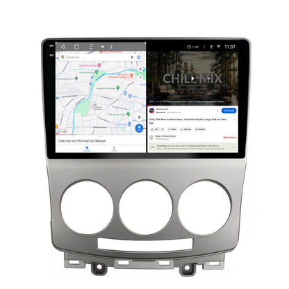 Navigatie 2K HUB64 Mazda 5 (2005-2010), 8GB RAM, Android, Octacore, Slot Sim 4G, DSP, GPS, Wi-FI, Carplay, Android Auto, USB, Bluetooth, Waze, Touchscreen, 9.5 Inch