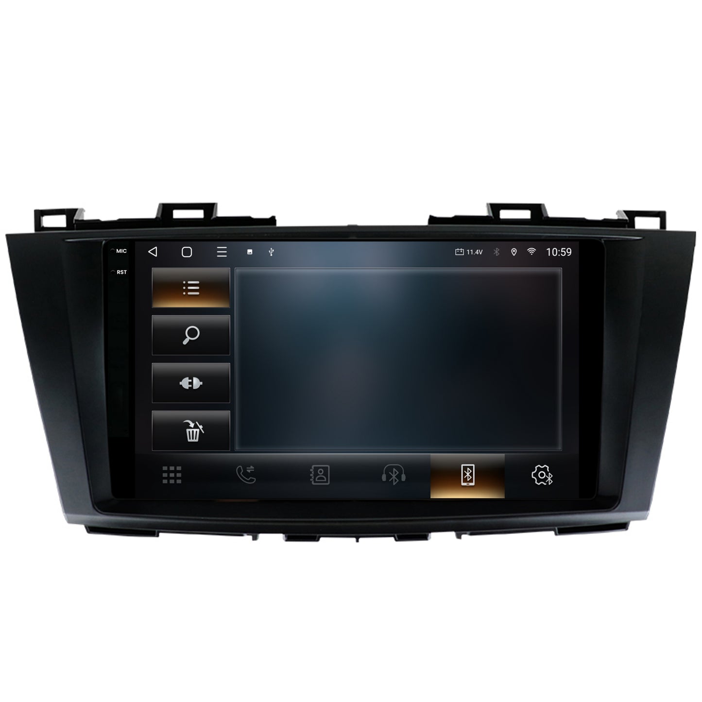 Navigatie 2K HUB64 Mazda 5 (2010-2015), 4GB RAM, Android, Octacore, Slot Sim 4G, DSP, GPS, Wi-FI, Carplay, Android Auto, USB, Bluetooth, Waze, Touchscreen, 9.5 Inch