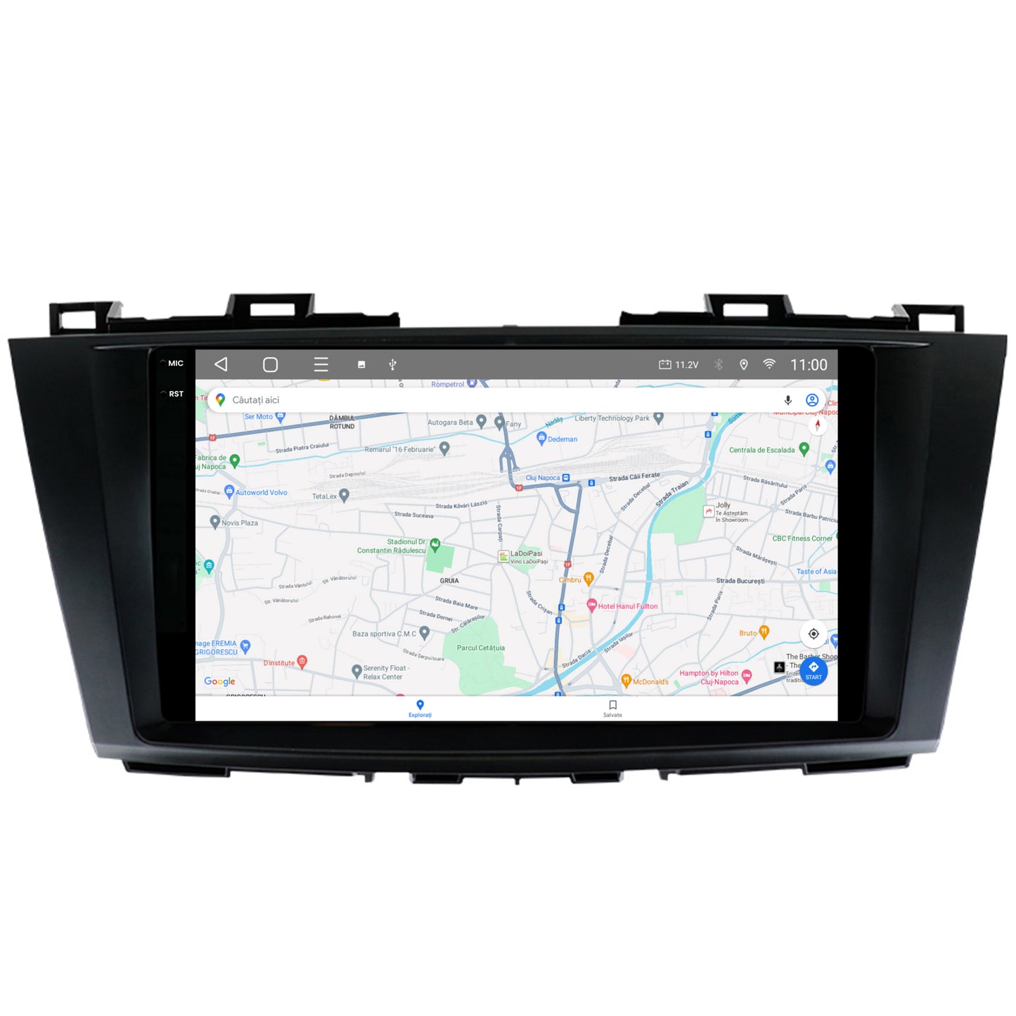 Navigatie 2K HUB64 Mazda 5 (2010-2015), 8GB RAM, Android, Octacore, Slot Sim 4G, DSP, GPS, Wi-FI, Carplay, Android Auto, USB, Bluetooth, Waze, Touchscreen, 9.5 Inch