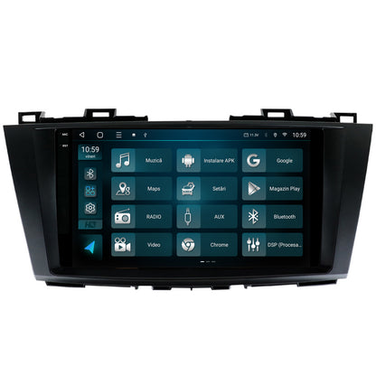 Navigatie 2K HUB64 Mazda 5 (2010-2015), 8GB RAM, Android, Octacore, Slot Sim 4G, DSP, GPS, Wi-FI, Carplay, Android Auto, USB, Bluetooth, Waze, Touchscreen, 9.5 Inch