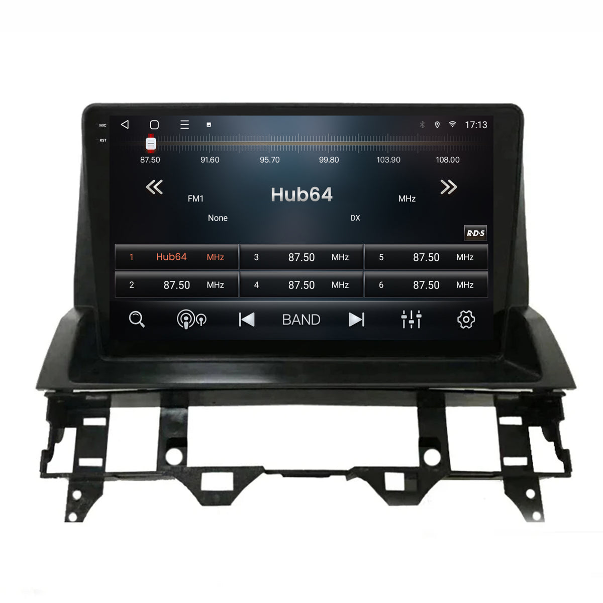 Navigatie 2K HUB64 Mazda 6 (2002-2008), 4GB RAM, Android, Octacore, Slot Sim 4G, DSP, GPS, Wi-FI, Carplay, Android Auto, USB, Bluetooth, Waze, Touchscreen, 10.36 Inch