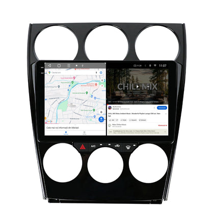 Navigatie 2K HUB64 Mazda 6 (2002-2008), 4GB RAM, Android, Octacore, Slot Sim 4G, DSP, GPS, Wi-FI, Carplay, Android Auto, USB, Bluetooth, Waze, Touchscreen, 9.5 Inch