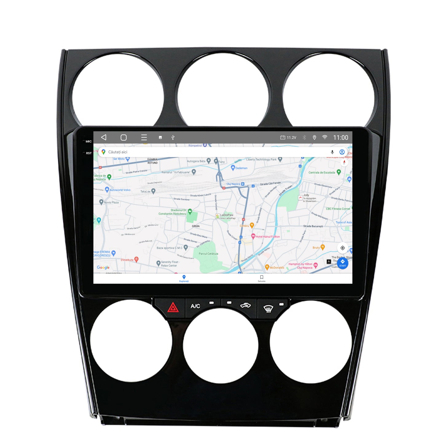 Navigatie 2K HUB64 Mazda 6 (2002-2008), 8GB RAM, Android, Octacore, Slot Sim 4G, DSP, GPS, Wi-FI, Carplay, Android Auto, USB, Bluetooth, Waze, Touchscreen, 9.5 Inch