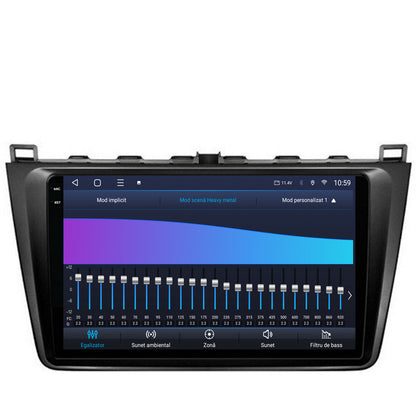 Navigatie 2K HUB64 Mazda 6 (2008-2013), 4GB RAM, Android, Octacore, Slot Sim 4G, DSP, GPS, Wi-FI, Carplay, Android Auto, USB, Bluetooth, Waze, Touchscreen, 9.5 Inch