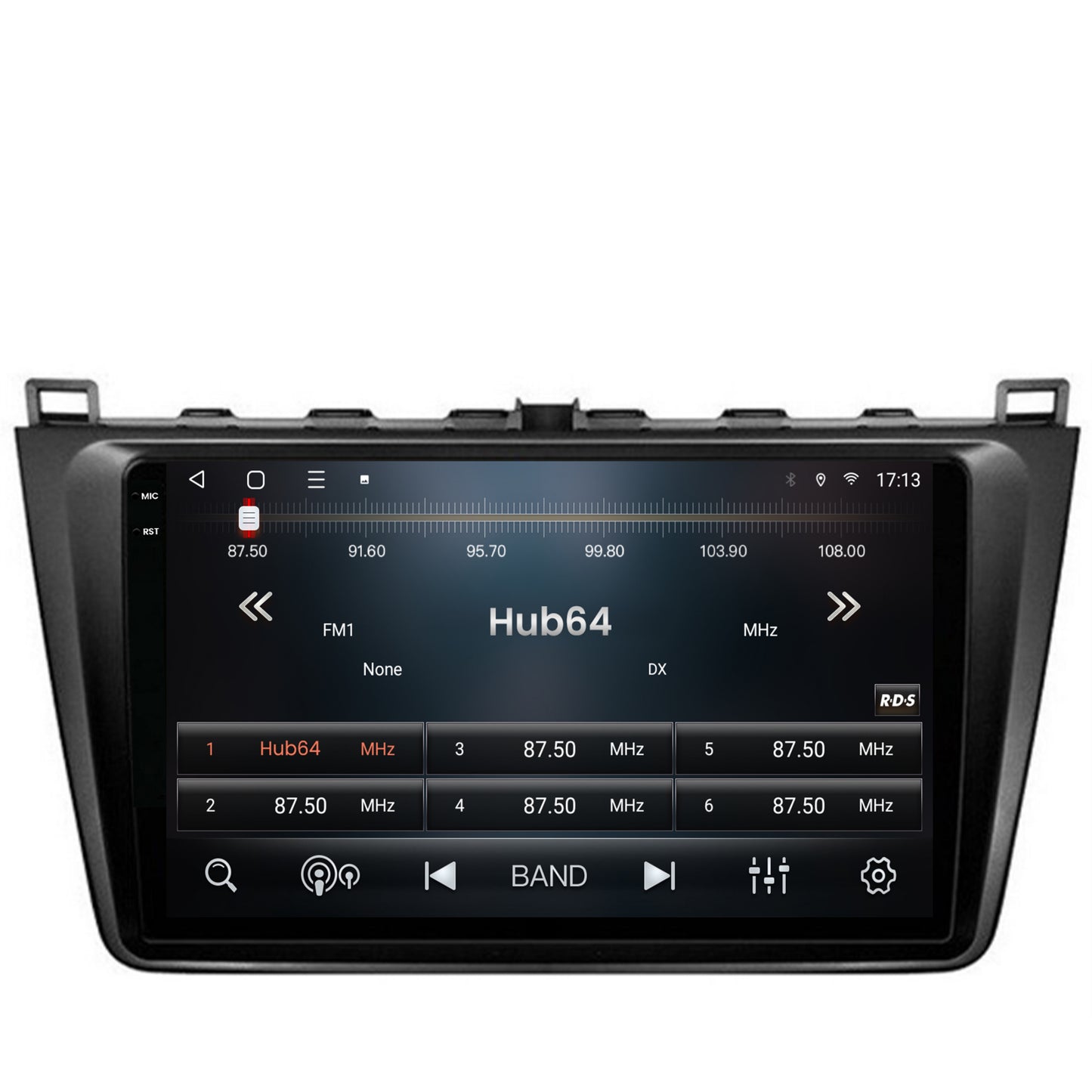 Navigatie 2K HUB64 Mazda 6 (2008-2013), 4GB RAM, Android, Octacore, Slot Sim 4G, DSP, GPS, Wi-FI, Carplay, Android Auto, USB, Bluetooth, Waze, Touchscreen, 9.5 Inch