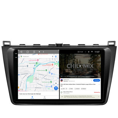 Navigatie 2K HUB64 Mazda 6 (2008-2013), 8GB RAM, Android, Octacore, Slot Sim 4G, DSP, GPS, Wi-FI, Carplay, Android Auto, USB, Bluetooth, Waze, Touchscreen, 9.5 Inch