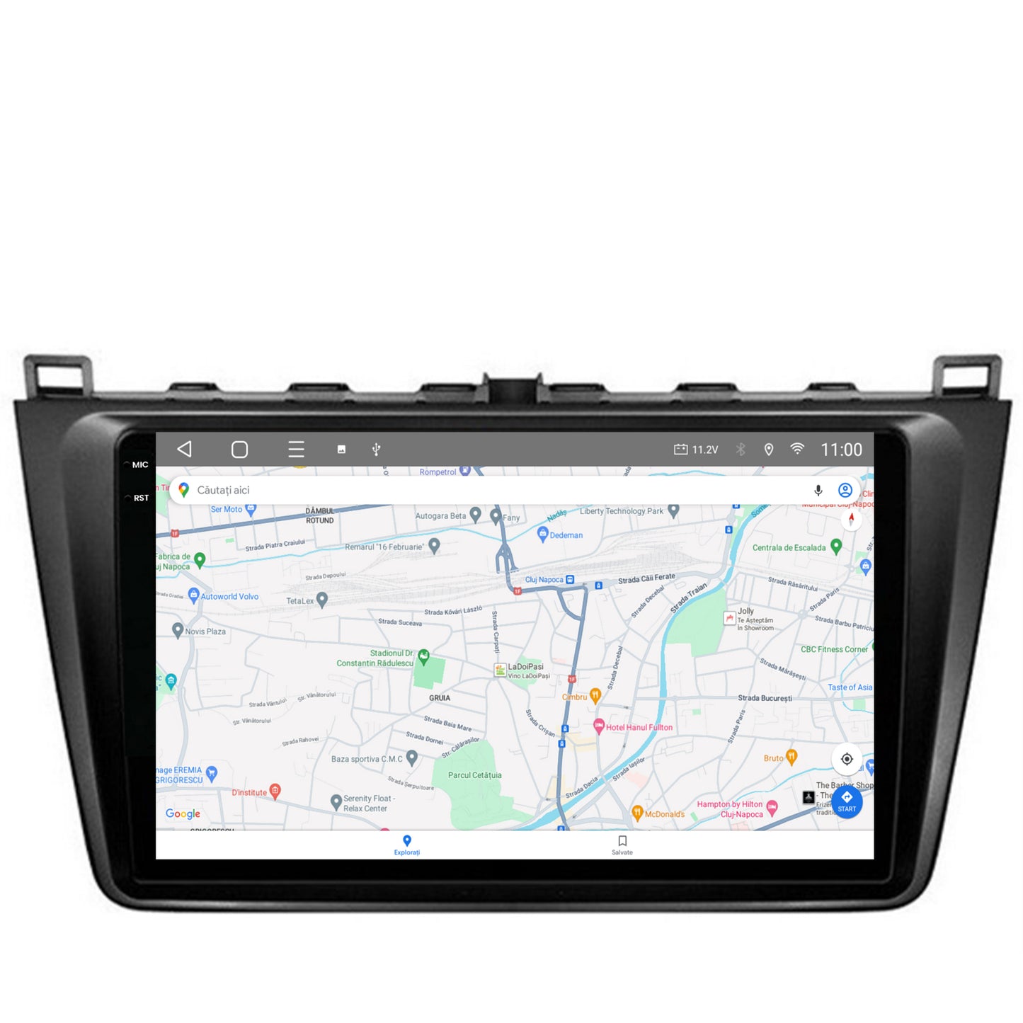 Navigatie 2K HUB64 Mazda 6 (2008-2013), 8GB RAM, Android, Octacore, Slot Sim 4G, DSP, GPS, Wi-FI, Carplay, Android Auto, USB, Bluetooth, Waze, Touchscreen, 9.5 Inch