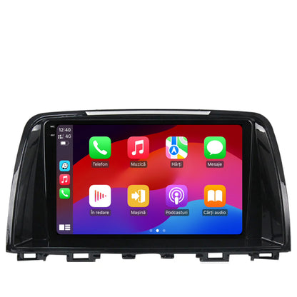 Navigatie 2K HUB64 Mazda 6 (2013-2015), 4GB RAM, Android, Octacore, Slot Sim 4G, DSP, GPS, Wi-FI, Carplay, Android Auto, USB, Bluetooth, Waze, Touchscreen, 9.5 Inch
