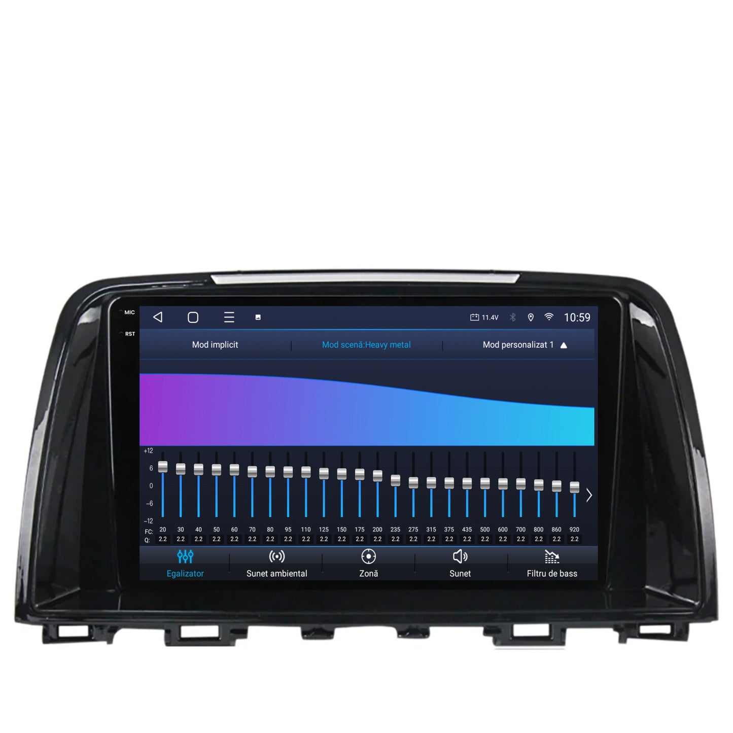 Navigatie 2K HUB64 Mazda 6 (2013-2015), 8GB RAM, Android, Octacore, Slot Sim 4G, DSP, GPS, Wi-FI, Carplay, Android Auto, USB, Bluetooth, Waze, Touchscreen, 9.5 Inch
