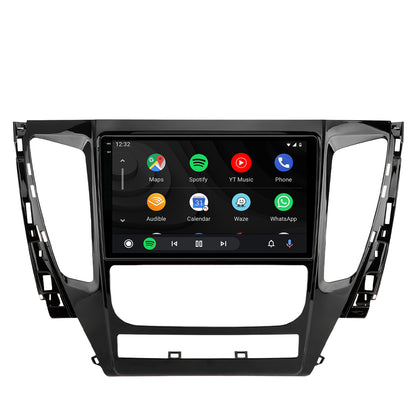 Navigatie 2K HUB64 Mitsubishi Pajero (2016-2018), 4GB RAM, Android, Octacore, Slot Sim 4G, DSP, GPS, Wi-FI, Carplay, Android Auto, USB, Bluetooth, Waze, Touchscreen, 9.5 Inch