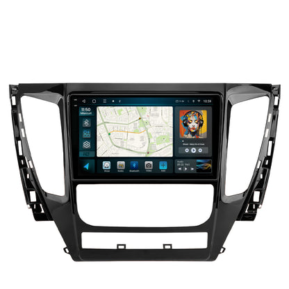 Navigatie 2K HUB64 Mitsubishi Pajero (2016-2018), 8GB RAM, Android, Octacore, Slot Sim 4G, DSP, GPS, Wi-FI, Carplay, Android Auto, USB, Bluetooth, Waze, Touchscreen, 9.5 Inch