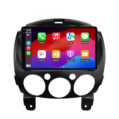 Navigatie 2K HUB64 Mazda 2 (2007-2014), 8GB RAM, Android, Octacore, Slot Sim 4G, DSP, GPS, Wi-FI, Carplay, Android Auto, USB, Bluetooth, Waze, Touchscreen, 9.5 Inch