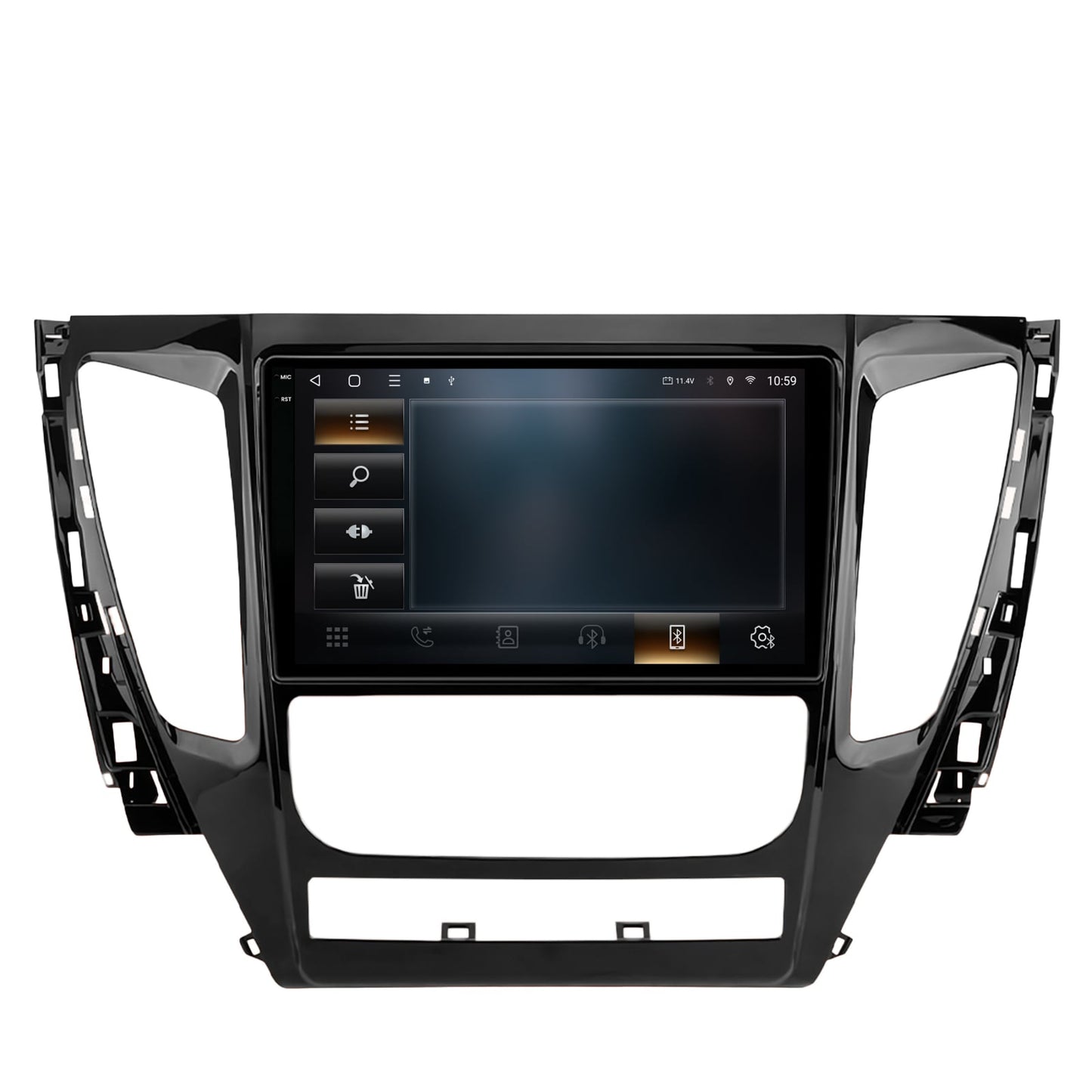 Navigatie 2K HUB64 Mitsubishi Pajero (2016-2018), 8GB RAM, Android, Octacore, Slot Sim 4G, DSP, GPS, Wi-FI, Carplay, Android Auto, USB, Bluetooth, Waze, Touchscreen, 9.5 Inch