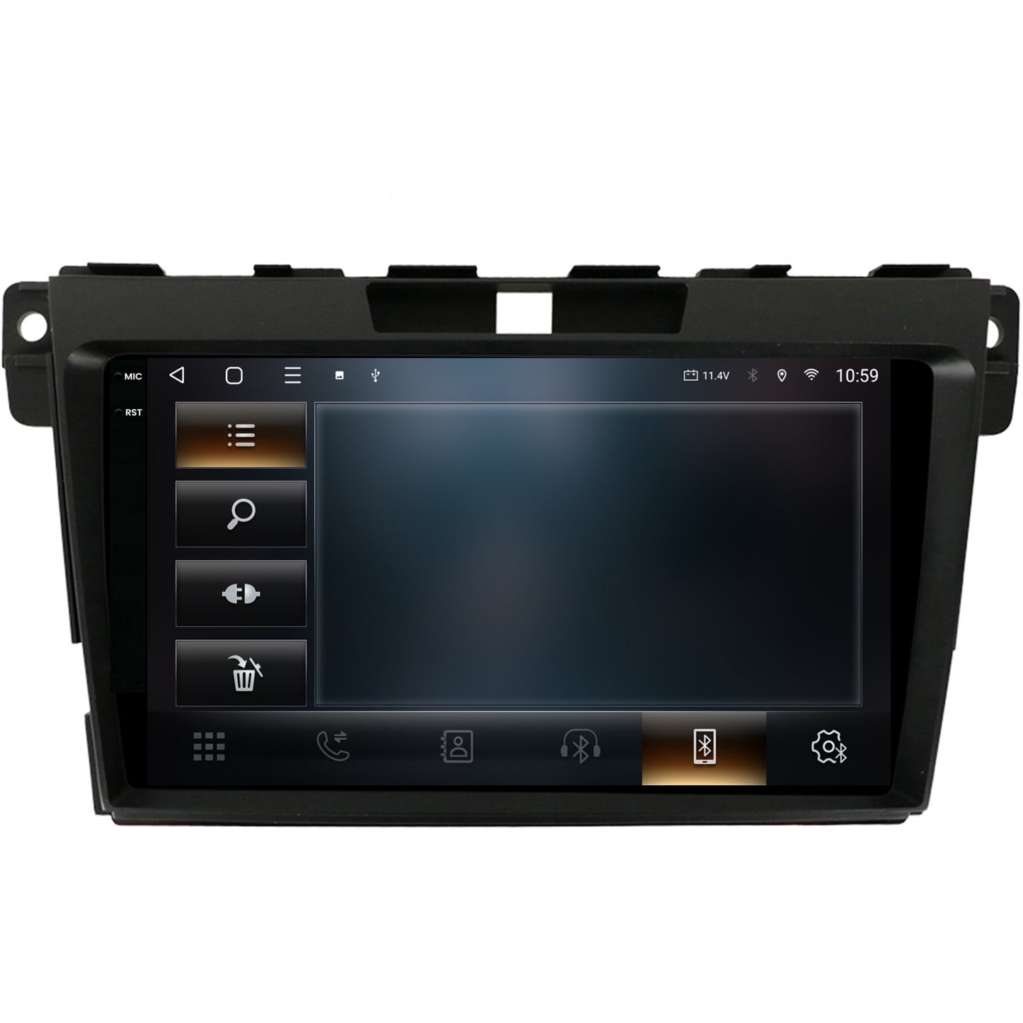 Navigatie 2K HUB64 Mazda CX-7 (2008-2013), 8GB RAM, Android, Octacore, Slot Sim 4G, DSP, GPS, Wi-FI, Carplay, Android Auto, USB, Bluetooth, Waze, Touchscreen, 9.5 Inch