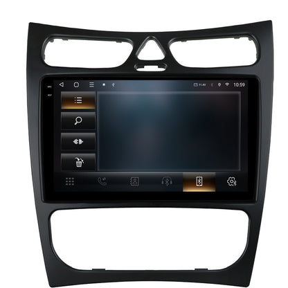 Navigatie 2K HUB64 Mercedes Benz C-Class CLK W209 (2000-2005), 8GB RAM, Android, Octacore, Slot Sim 4G, DSP, GPS, Wi-FI, Carplay, Android Auto, USB, Bluetooth, Waze, Touchscreen, 9.5 Inch