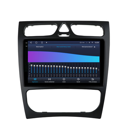 Navigatie 2K HUB64 Mercedes Benz C-Class W203 (2000-2005), 4GB RAM, Android, Octacore, Slot Sim 4G, DSP, GPS, Wi-FI, Carplay, Android Auto, USB, Bluetooth, Waze, Touchscreen, 9.5 Inch