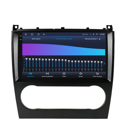 Navigatie 2K HUB64 Mercedes Benz C-Class W203 (2004-2008), 4GB RAM, Android, Octacore, Slot Sim 4G, DSP, GPS, Wi-FI, Carplay, Android Auto, USB, Bluetooth, Waze, Touchscreen, 9.5 Inch