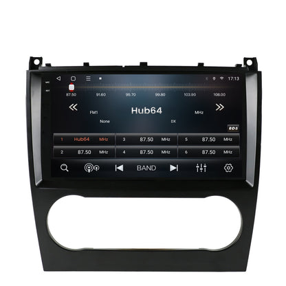 Navigatie 2K HUB64 Mercedes Benz C-Class W203 (2004-2008), 4GB RAM, Android, Octacore, Slot Sim 4G, DSP, GPS, Wi-FI, Carplay, Android Auto, USB, Bluetooth, Waze, Touchscreen, 9.5 Inch