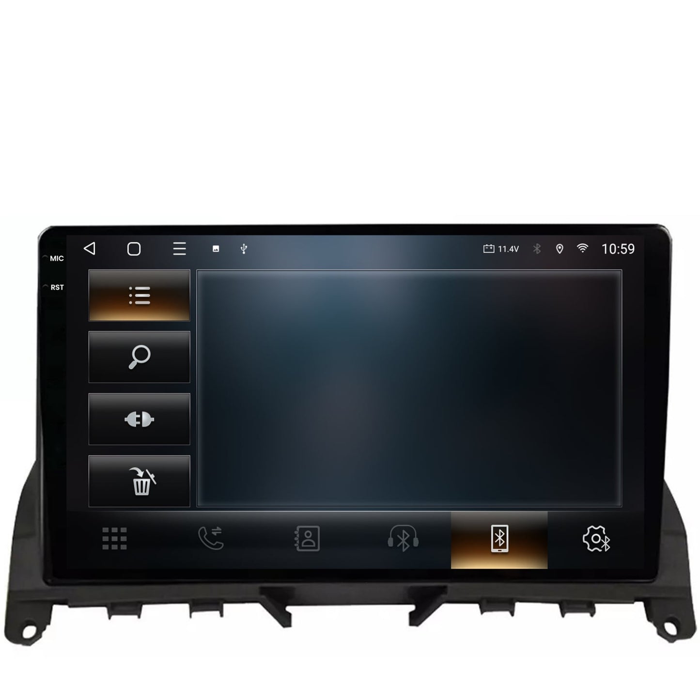 Navigatie 2K HUB64 Mercedes Benz C-Class W204 (2006-2012), 8GB RAM, Android, Octacore, Slot Sim 4G, DSP, GPS, Wi-FI, Carplay, Android Auto, USB, Bluetooth, Waze, Touchscreen, 9.5 Inch