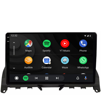 Navigatie 2K HUB64 Mercedes Benz C-Class W204 (2006-2012), 8GB RAM, Android, Octacore, Slot Sim 4G, DSP, GPS, Wi-FI, Carplay, Android Auto, USB, Bluetooth, Waze, Touchscreen, 9.5 Inch